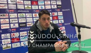 Après-match Le Portel - Champagne Basket : les réactions de Thomas Andrieux et Enzo Goudou-Sinha