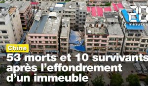 Chine: 53 morts après l'effondrement d'un immeuble 