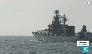 Guerre en Ukraine : le vaisseau amiral de la flotte russe en mer Noire "gravement endommagé"