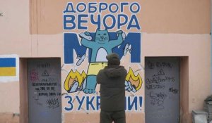 Ukraine: à Odessa, les chats sur les murs se font va-t-en guerre