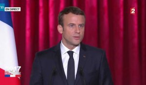 Discours d'investiture du Président de la République Emmanuel Macron