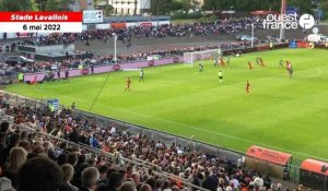 VIDÉO. Stade Lavallois - Red Star : le 2e but dés Tango vu des tribunes du stade Francis-Le Basser