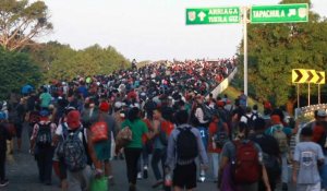 Mexico: marche de migrants pour obtenir le statut de réfugié