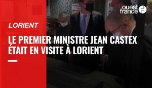 Jean Castex et Éric Dupond-Moretti sont en visite à Lorient