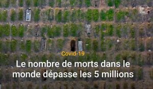 Covid-19 : le cap des 5 millions de morts dans le monde franchi