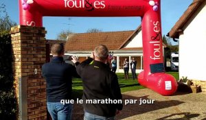 Jacky Lesueur : 2700 km plus tard il termine son défi 60 jours, 60 marathons pour ses 60 ans