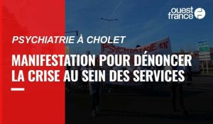 VIDÉO. À Cholet, des centaines de personnes manifestent pour dénoncer la crise dans le secteur psychiatrique