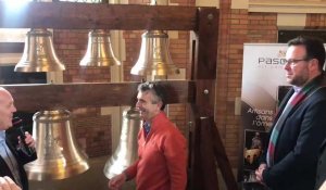 Les nouvelles cloches du beffroi de l’hôtel de ville du Touquet présentées à la population