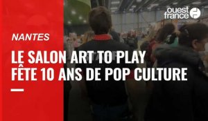 VIDÉO. Nantes : le salon Art to play fête 10 ans de pop culture
