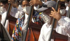 Venezuela: des milliers de musiciens réunis pour battre le record du plus grand orchestre