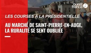 VIDÉO. Les courses à la présidentielle : au marché de Saint-Pierre-sur-Dives, la ruralité se sent oubliée