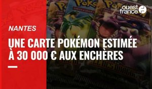 VIDÉO. Une carte Pokémon estimée à 30 000 € aux enchères à Nantes