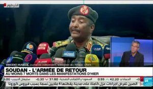 Soudan : le général al-Burhane s'exprime au lendemain de sa prise de pouvoir