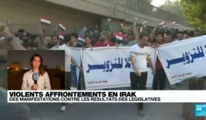 Irak :  violentes manifestations contre les résultats des législatives