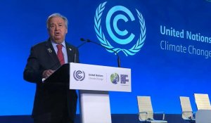 COP26: les engagements "sont loin d'être suffisants", selon Guterres