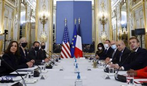 Macron et Kamala Harris jugent "cruciale" la coopération franco-américaine