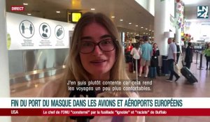 Le masque tombe dans les avions et aéroports européens