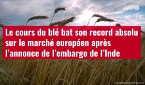 VIDÉO. Le cours du blé bat son record absolu sur le marché européen après l’annonce de l’embargo de l'Inde