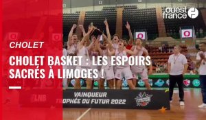 VIDÉO. Cholet Basket. Les Espoirs sacrés à Limoges (65-55) !