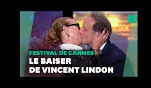 À Cannes, Vincent Lindon embrasse Carole Bouquet en clôture du festival