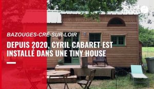 VIDÉO. En Sarthe, Cyril vit depuis près de deux ans dans une tiny house