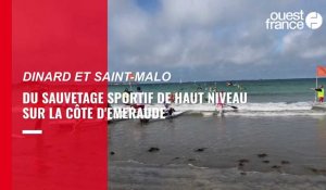 VIDÉO. Le sauvetage sportif international a rendez-vous entre Dinard et Saint-Malo