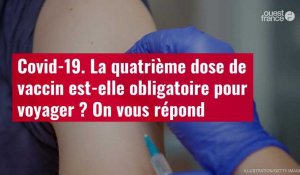 VIDÉO. Covid-19 : la quatrième dose de vaccin est-elle obligatoire pour voyager ? On vous répond