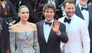 CANNES : l’équipe du nouveau film "Top Gun: Maverick", avec Tom Cruise, sur le tapis rouge