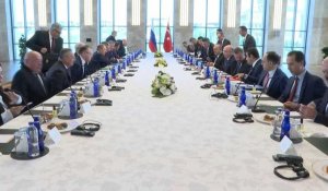 Les ministres turc et russe des Affaires étrangères se rencontrent à Ankara