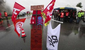 Grève à la SASA au Cateau-Cambrésis