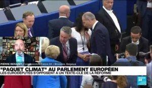 "Paquet climat" au Parlement européen : les eurodéputés s'opposent à un texte-clé de la réforme