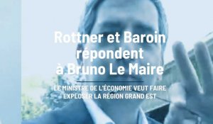 Indépendance de l'Alsace : Baroin et Rottner répondent à Le Maire