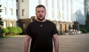 "Paix, victoire, Ukraine" : Zelensky marque les cent jours de la guerre