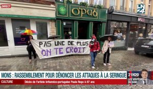"Piqûres sauvages": rassemblement à Mons pour dénoncer les attaques à la seringue