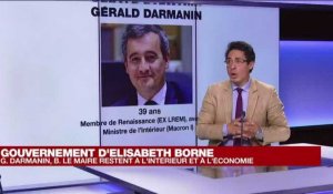 Gouvernement d'Elisabeth Borne : Gérald Darmanin reconduit au ministère de l'Intérieur
