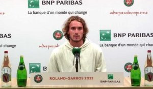Roland-Garros 2022 - Stefanos Tsitsipas : "I showed that I was able to display very good tennis here and also in other tournaments, not necessarily in the final"