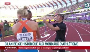 Bilan belge historique aux mondiaux d'athlétisme