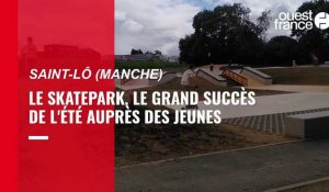 VIDÉO. Le skatepark de Saint-Lô, grand succès de l'été auprès des jeunes