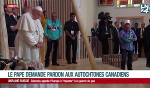 Le pape demande pardon aux autochtones canadiens 