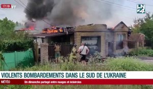 Violents bombardements dans le sud de l'Ukraine