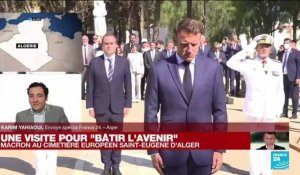 Algérie : Macron visite le cimetière européen Saint-Eugène d'Alger