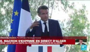Emmanuel Macron s'exprime en direct d'Alger