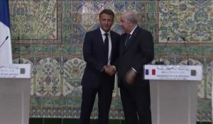 Deuxième jour de la visite d'Emmanuel Macron en Algérie