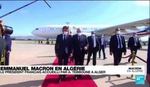 Emmanuel Macron en Algérie : le président français accueilli par A. Tebboune à Alger