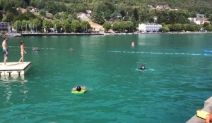 Lac du Bourget : face aux noyades, les sauveteurs doivent agir vite (démonstration)