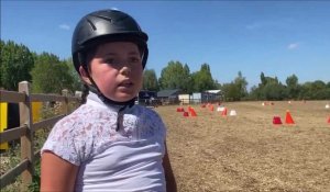 Championne de France d'attelage à 9 ans