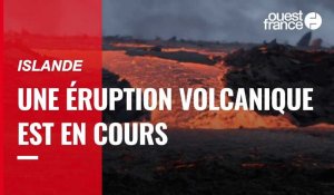 VIDÉO. Une éruption volcanique est en cours en Islande