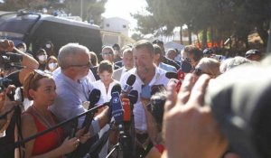 Italie : Matteo Salvini en campagne à Lampedusa