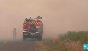 Incendies en France : au coeur des flammes avec les pompiers de Gironde