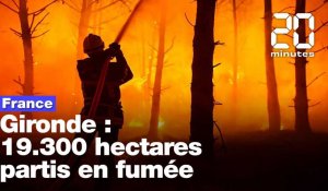 Gironde : 19.300 hectares partis en fumée, les incendies continuent 